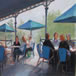 Doris Kaminski - Ballarat Cafe - Acrylic on canvas -  38 x 49cm